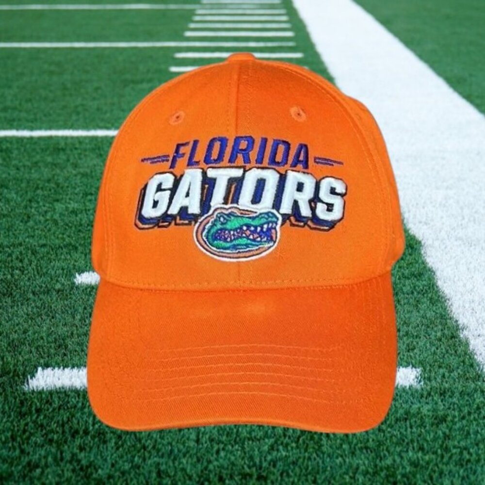 University of Florida Gators UF Orange Embroidered Raised Letters Unisex Hat Cap